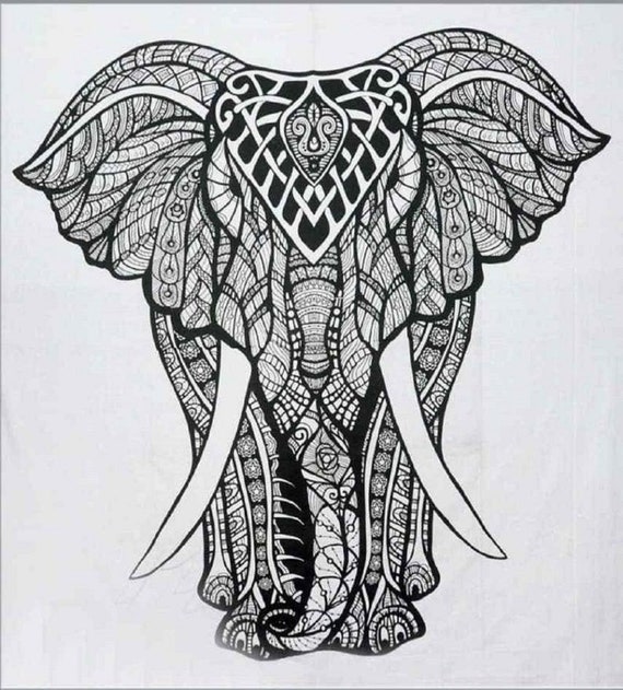 Indian Elephant Mandala Tapestry Wall Hanging Hippie Bohemian - Black And White Indian Elephant Mandala Tapestry Wall Hanging Hippie Bedspread Indian Elephant Mandala Tapestry Wall Hanging Hippie Bohemian - Black And White Indian Elephant Mandala Tapestry Wall Hanging Hippie Bedspread