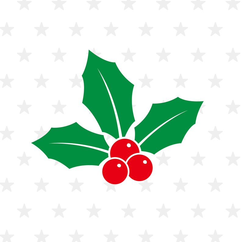 Commercial & Personal Use I Christmas Holly SVG Holly leaf | Etsy