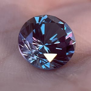 Alexandrite Round Shape. Magic Color Changing Gemstone Any Size. Top Quality Lab Grown Alexandrite For Unique Jewelry. June Birthstone!