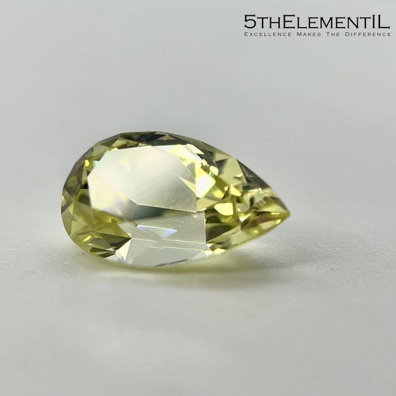 Yellow Sapphire Pear Cut Top Quality Any Size. Corundum Yellow Sapphire For Unique Jewelry. Express Shipping With Certificate!