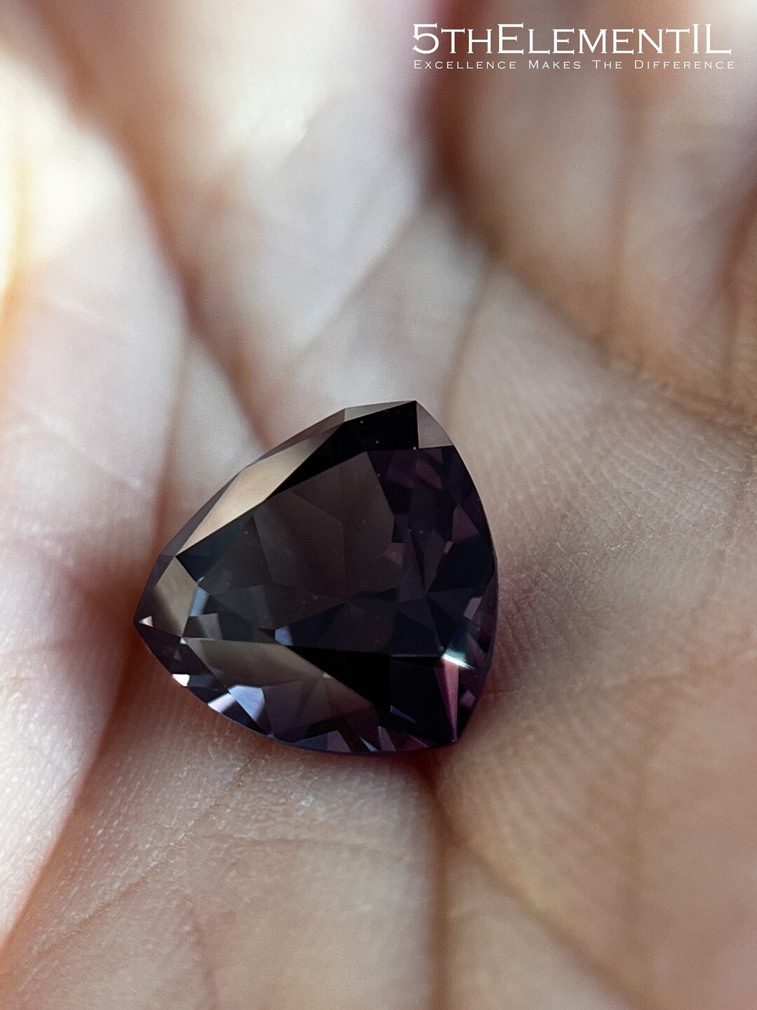 Alexandrite Magic Color Changing Gemstone Trillion Cut Any Size. Top ...