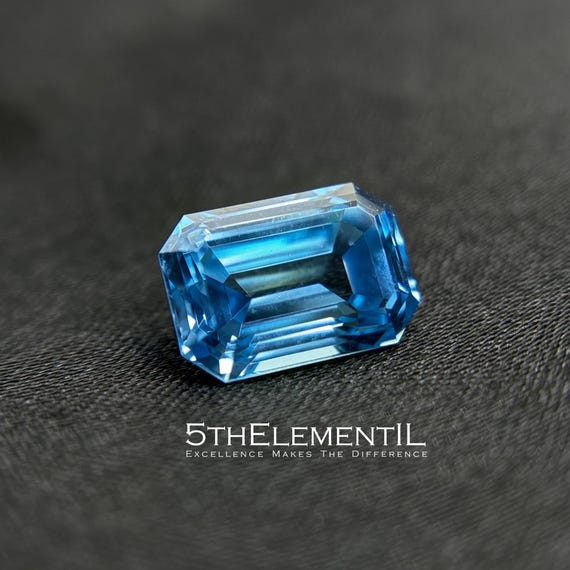 10ct Sapphire Sky Blue Color Lab Grown Gemstone 14x10mm Size For Unique Jewelry!