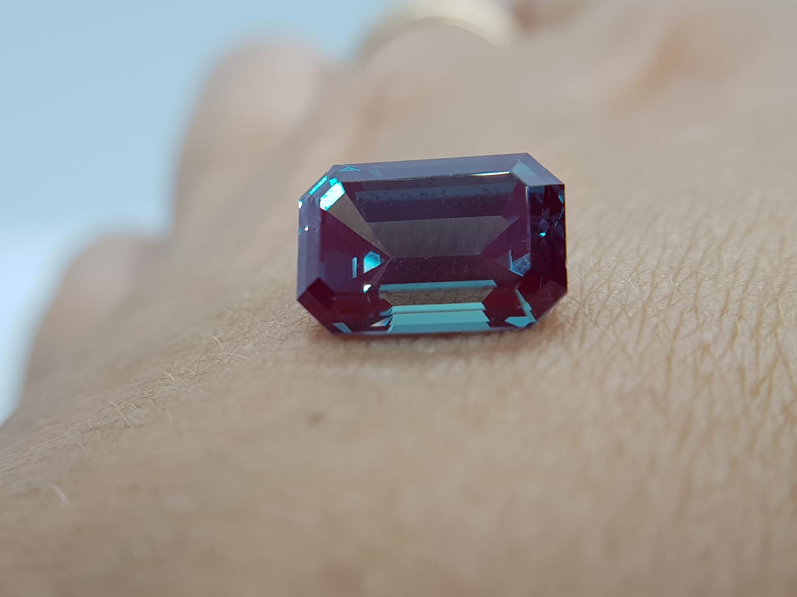 Alexandrite 6.16 carats octagon 812 mm lab grown ideal Etsy