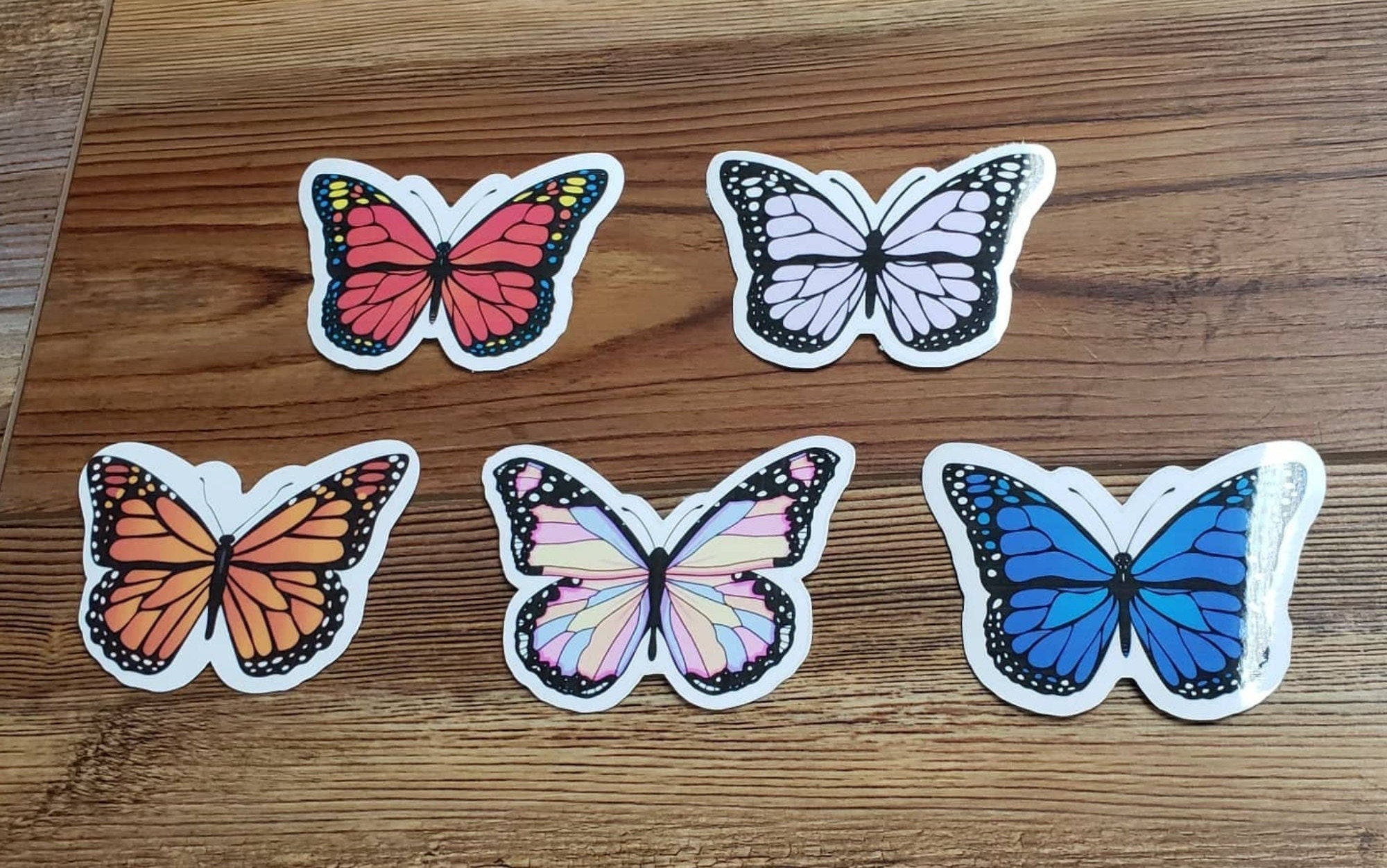 Butterfly vinyl stickers. Water resistant. Vinyl Etsy
