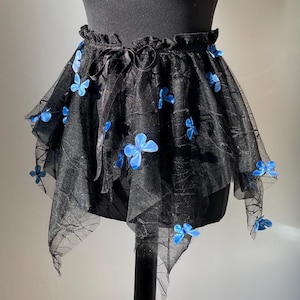 Déguisement de fée | Tenue de rave, tenue de fée rave, costume de fée, vêtements de fée, jupe de fée, jupe de tulle, tenue de fée sombre