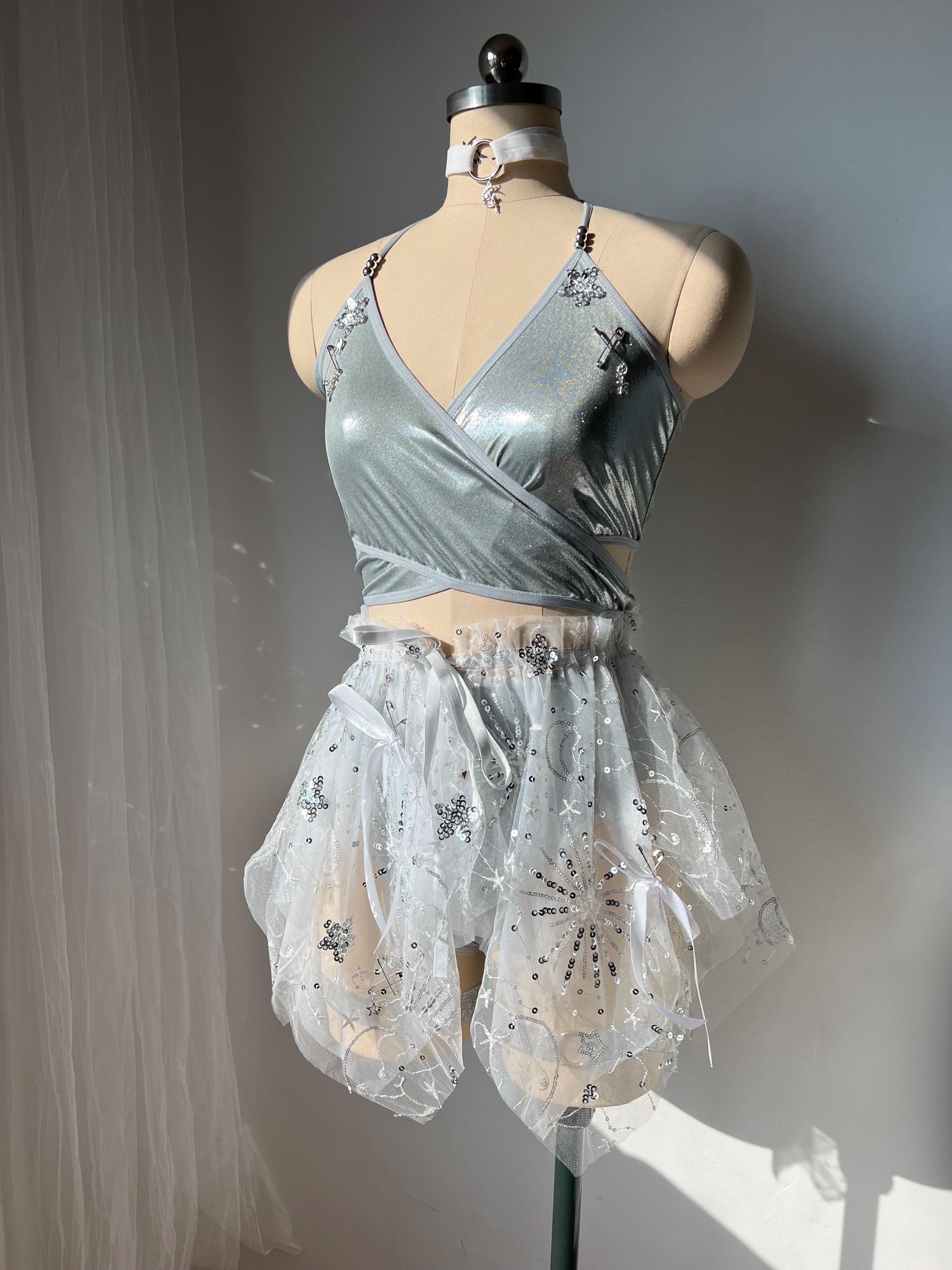 White Fairy Rave Outfit *ANGELA* MTO - Etsy