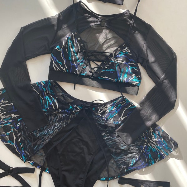Rave Outfit Set Etsy