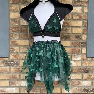 READY TO SHIP! Green Rave Outfit,green Fairy Costume,black Witch Costume,fairy  Festival Outfit,green Rave Set,rave Costume,festival Clothing - Etsy