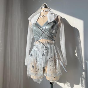White Fairy Rave Outfit *ANGELA* MTO