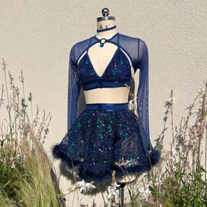 Blue Rave Outfit *RAVERORA* MTO