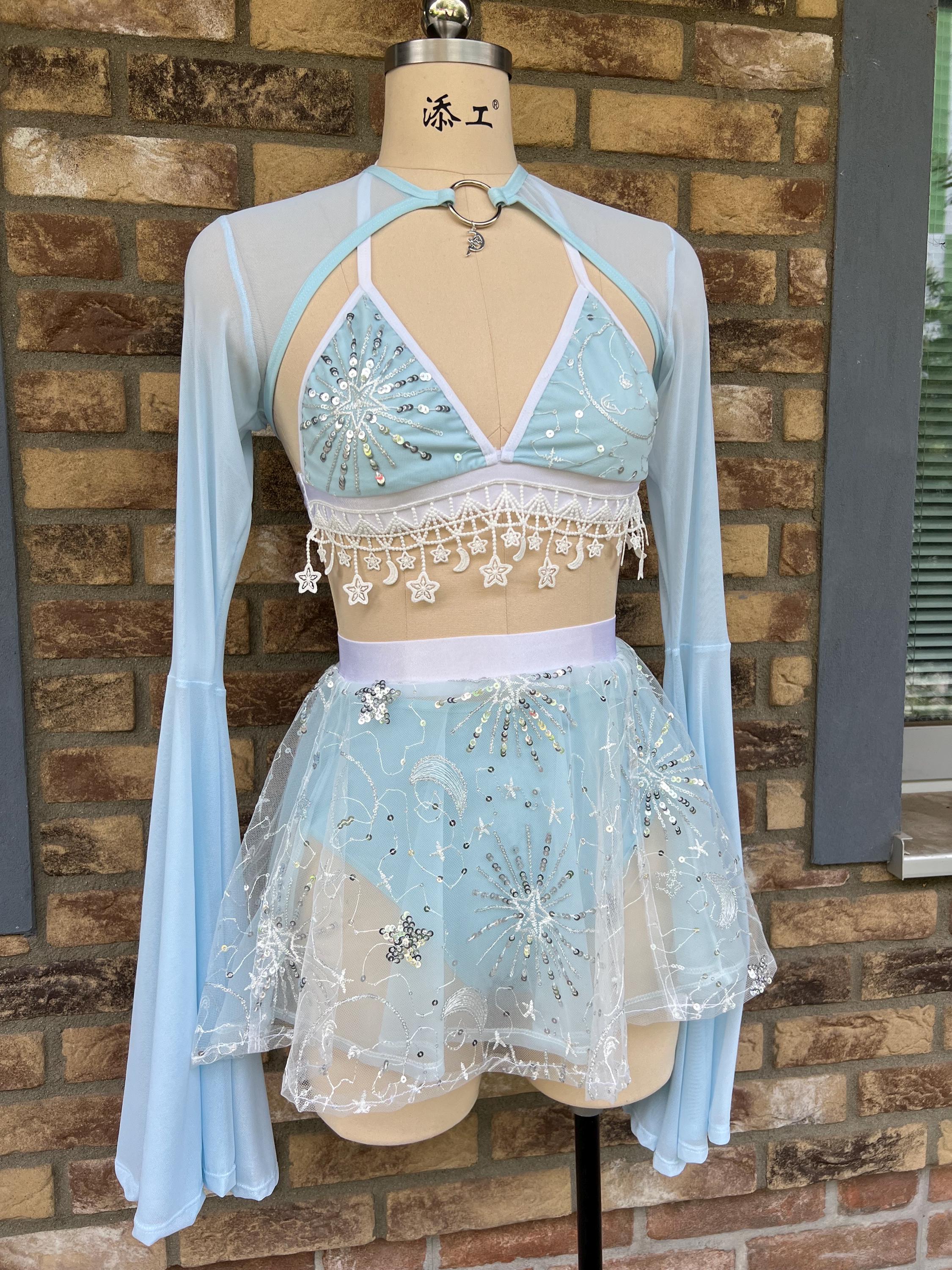sachin and babi light blue dress Winter Wedding Bridal Dresses: Elegance in Cold Season – Nameera by Farooq main image 0