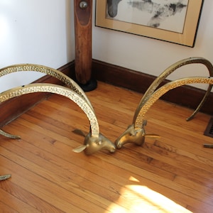 Ibex Rams Head Coffee Table Approx. 1950's or 60's Free shipping and Discount for Local Pick-up Reduced