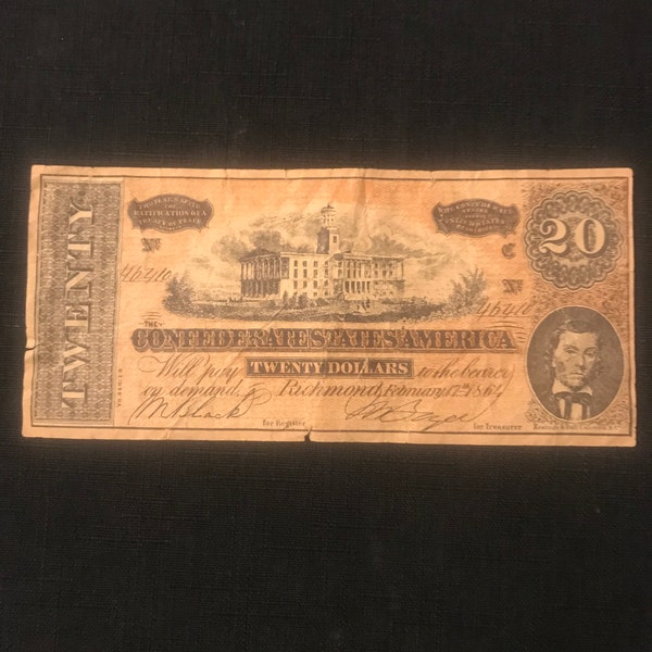 US confederate money