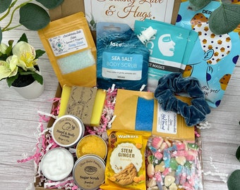 Relaxation Hug in a box - Recovery Get Well Soon Gift - Thinking of you Gift Set - Box for Strength - Letterbox Gifts -Birthday Care Package