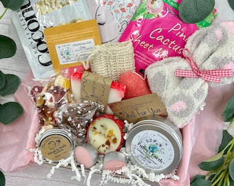 SELF CARE BOX | For Best friend, Mum, Nan | Thank You | Hug in a Box | Women Pamper Gift Box | Pamper Hamper | Care Package for Her | Uk