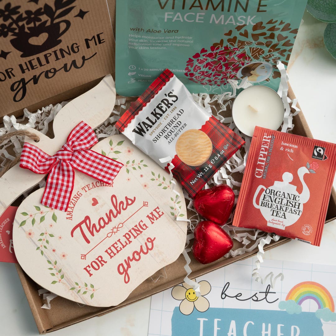 Thank You Teacher Gift Box - Teacher Appreciation Hamper - Nursery ...