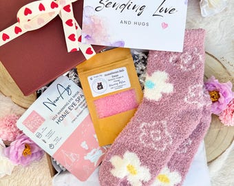 Sent With Love Hug in a Box Gift | Treat Box | Letterbox Gifts | Get Well Soon Box | Thinking of you | Wellness Care Package | Pick me up