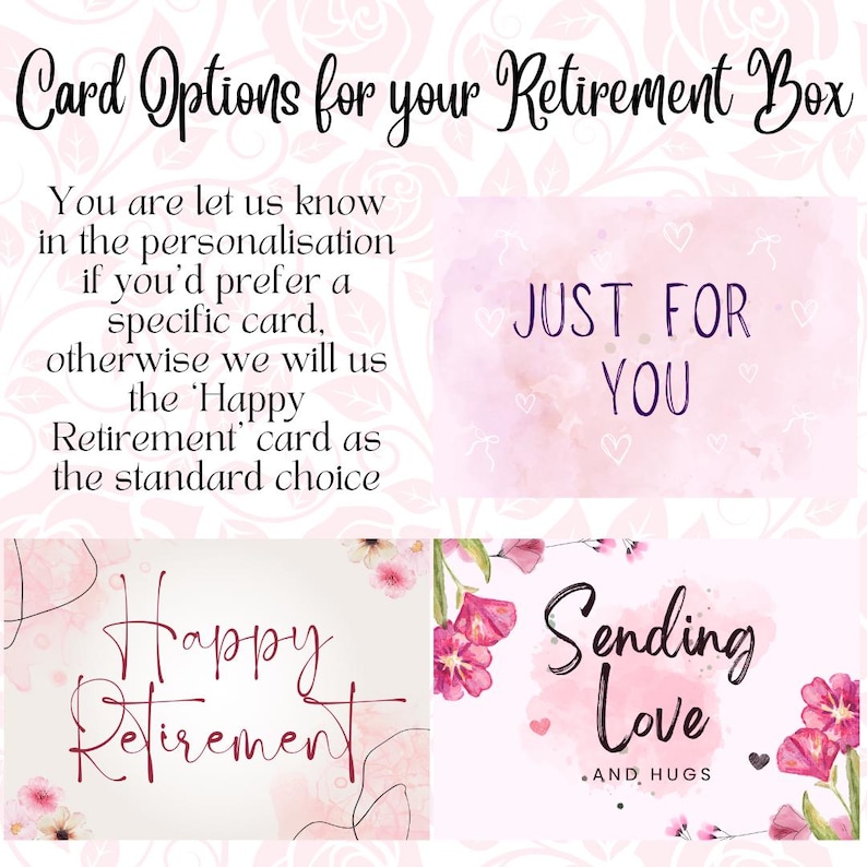 Retirement Gift Box For Women - Happy Retirement - Retiring Gift - Coworker Leaving Gift - Gift for Retiree - Personalized Retirement Gift image 10