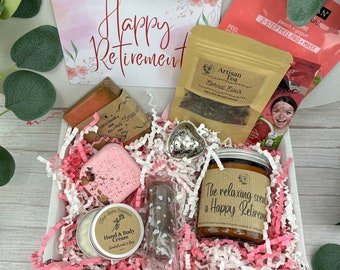 Retirement Gift Box For Women - Happy Retirement - Retiring Gift - Coworker Leaving Gift - Gift for Retiree - Personalized Retirement Gift