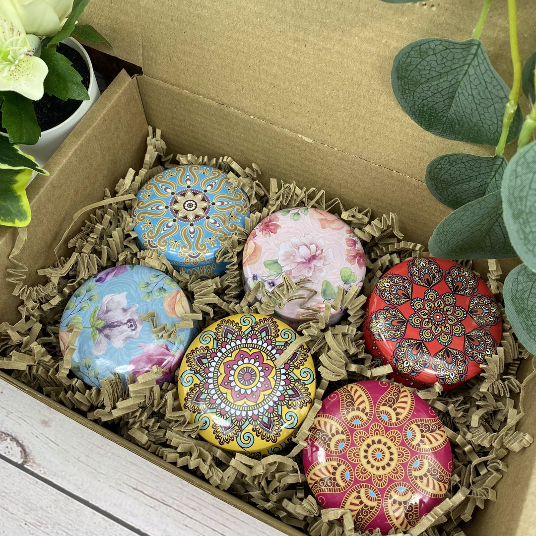 Set of 6 Scented Soy Candle Set 2.2oz - Handmade Vegan - Gift for Her ...