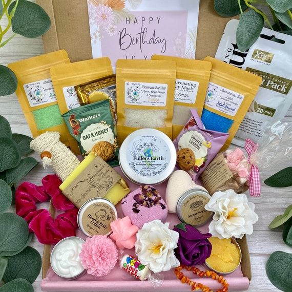 Mothers Day Gifts for Mom, Happy Birthday Gift Box, Spa Gift Set