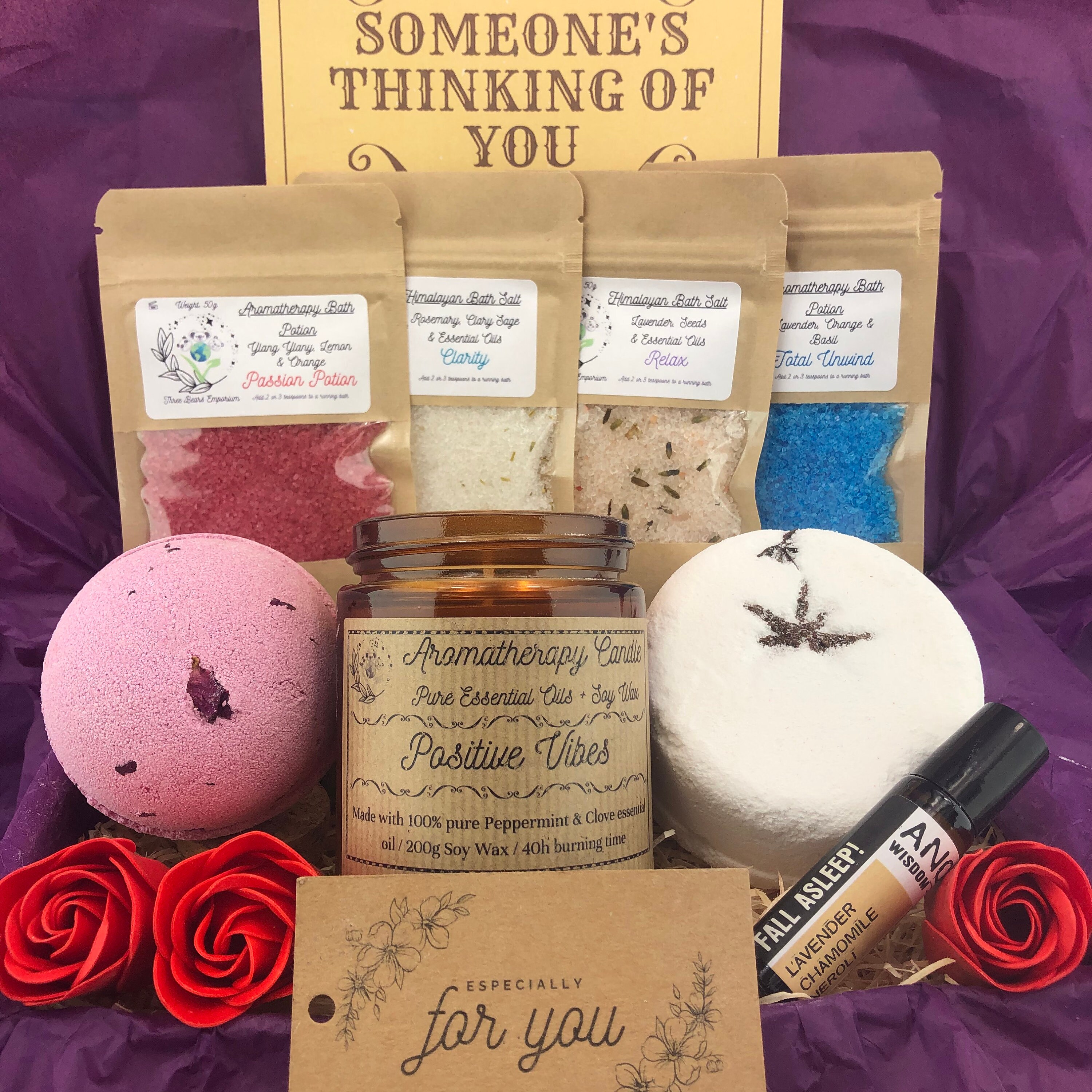 Anxiety Care Package Mental Health Gift Self Care Box Hug