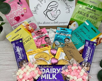 New Parents gift box - New Parents gift hamper for Mum and Dad - For the couple - Home Spa Date Night - Pregnancy Congratulations gift