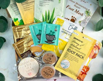 Care Package For Women | Pampering Hug In A Box | Birthday Hamper For Her | Letterbox Treat Box | For Friends, Mum, Sister, Wife, Girlfriend
