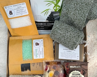 Mens Hug In A Box - Birthday Hamper For Men - Care Package - New Dad - Fathers Day Gift - Get Well Soon For Him