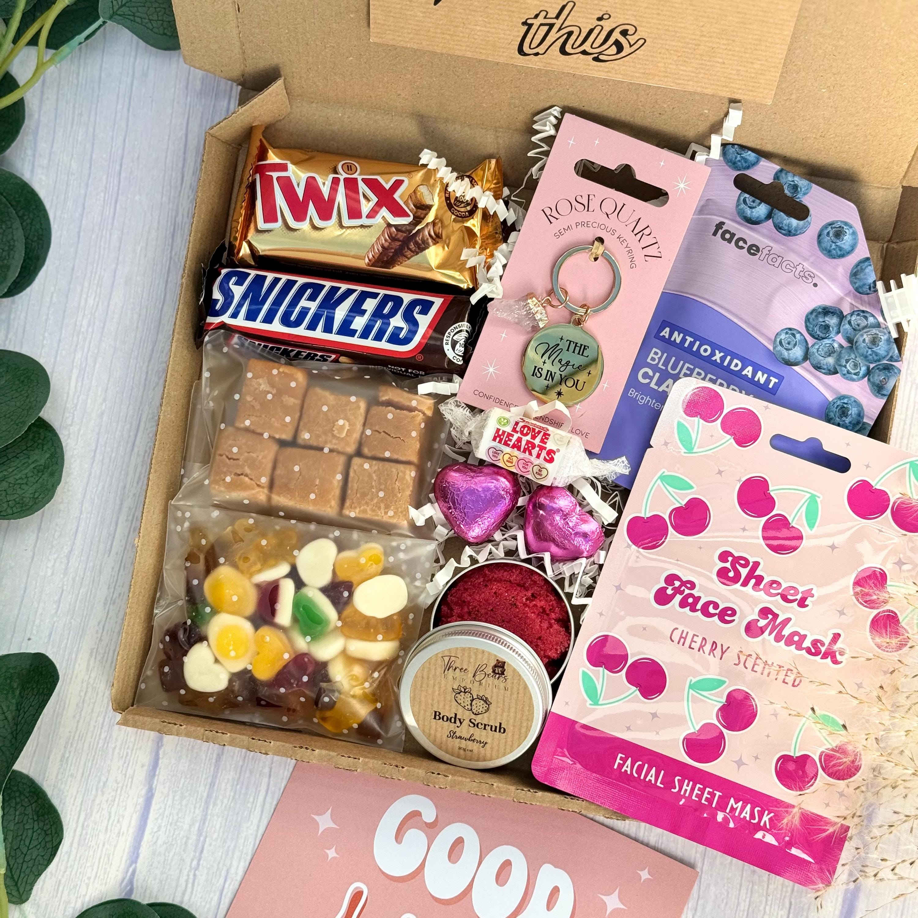 Exam Revision Survivors Pack - Good Luck Treat Box - Exam Care Package- Good Luck Exam Gift For GCSEs, SATs & A Levels - Girls You Got This