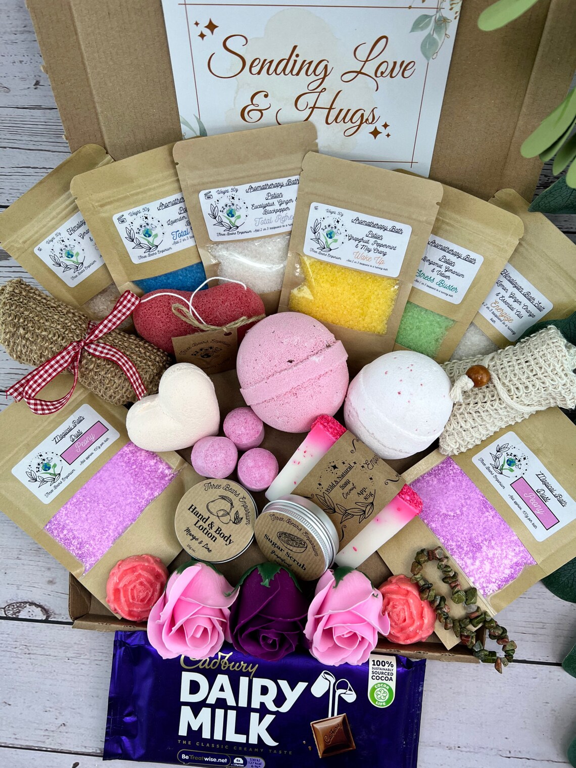 LUXURY Bath Gift Set Birthday Hamper for Her Wife Teenager Etsy UK