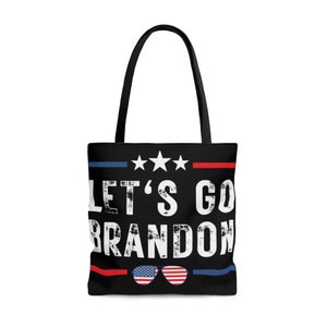 Let&#39;s Go Brandon Tote Bag, Lets Go Brandon Bag, Nascar Bag, Nascar Fan Bag, Nascar Mom Bag, Lets Go Brandon Tote Bag