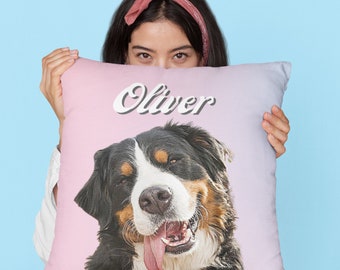 Almohada personalizada para mascotas, Almohada personalizada, Almohada fotográfica personalizada, Almohada personalizada, Almohada para mascotas personalizada, Almohada conmemorativa para mascotas, Almohada conmemorativa para mascotas