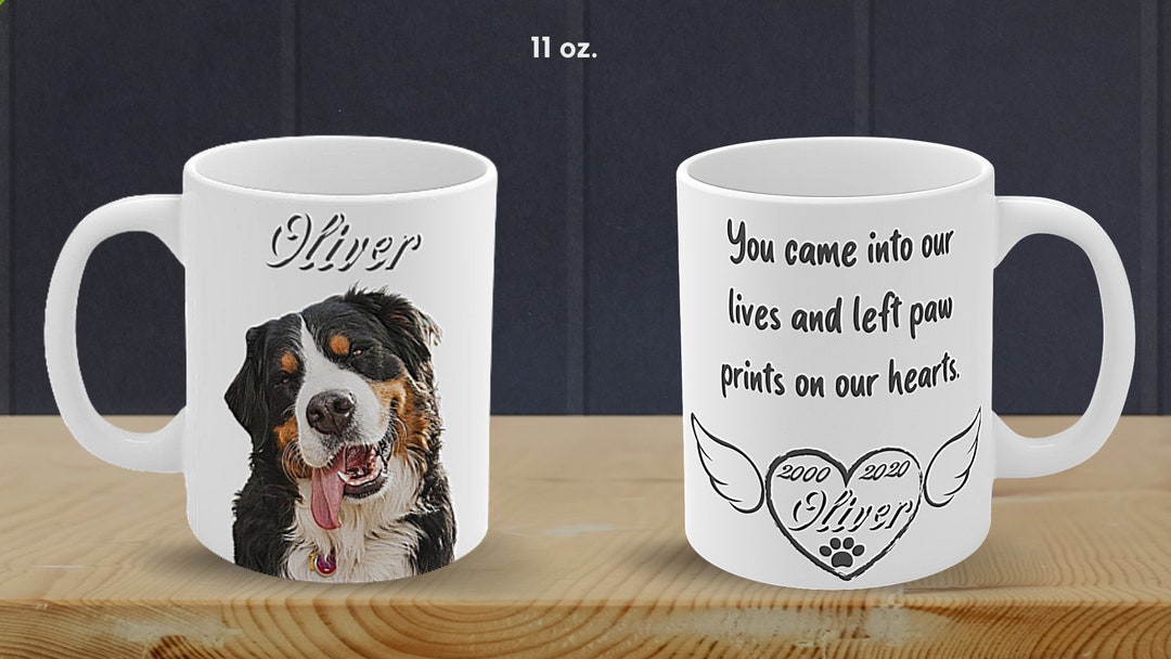 Custom Pet Memorial Mug Dog Photo Memorial Mug,dog Lover Memorial