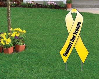Support Our Troops, Set of 2 Yard Sign