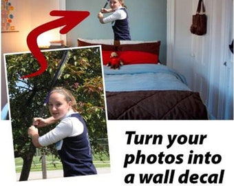 Custom Photo Wall Decals - 24" or 36"