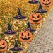 Jack O Lantern & Witch Hat Pathway Markers, 10pc Halloween Yard Art ...