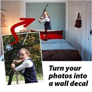 Custom Photo Wall Decals - 24&quot; or 36&quot;