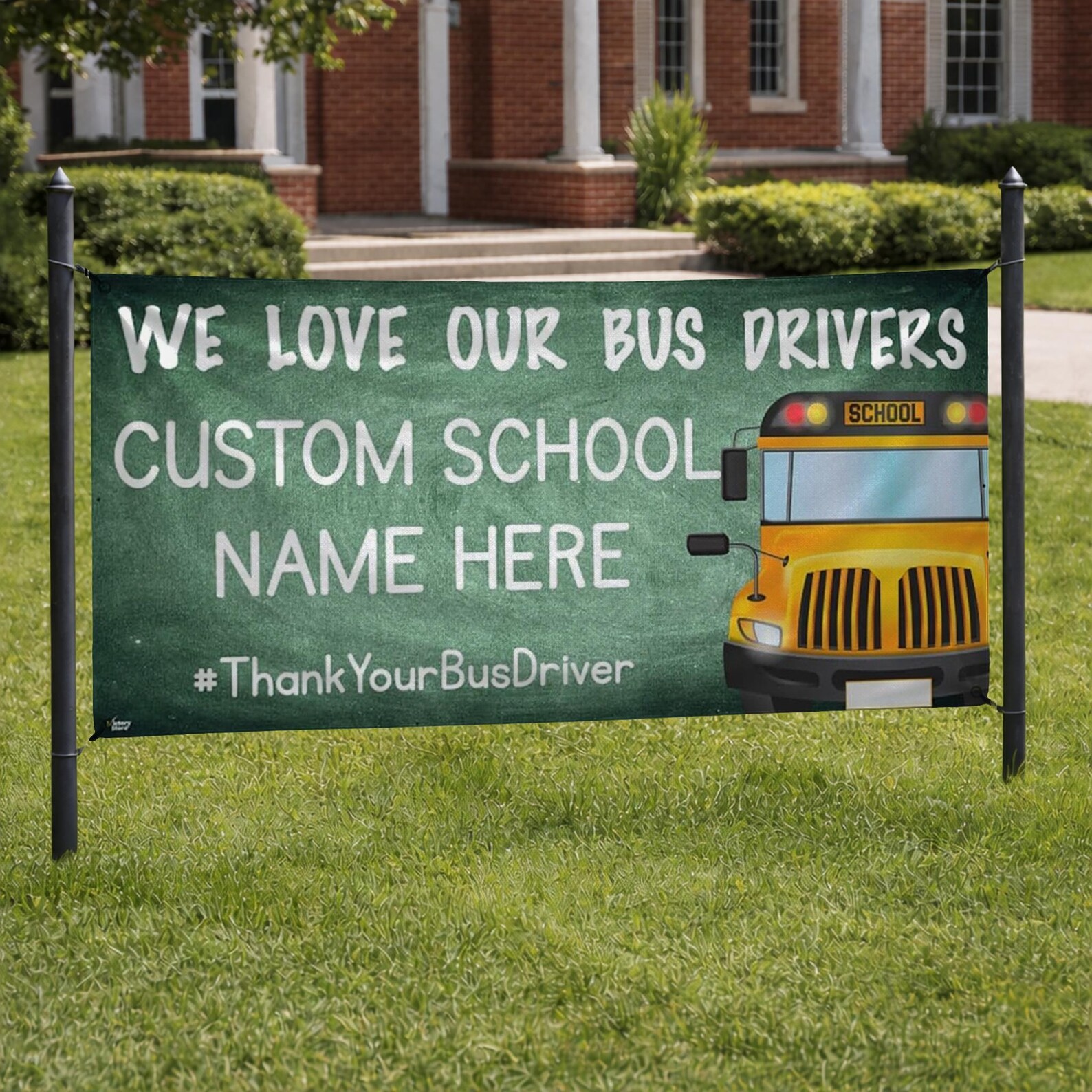 Custom School Bus Driver Appreciation Vinyl Banner - Etsy