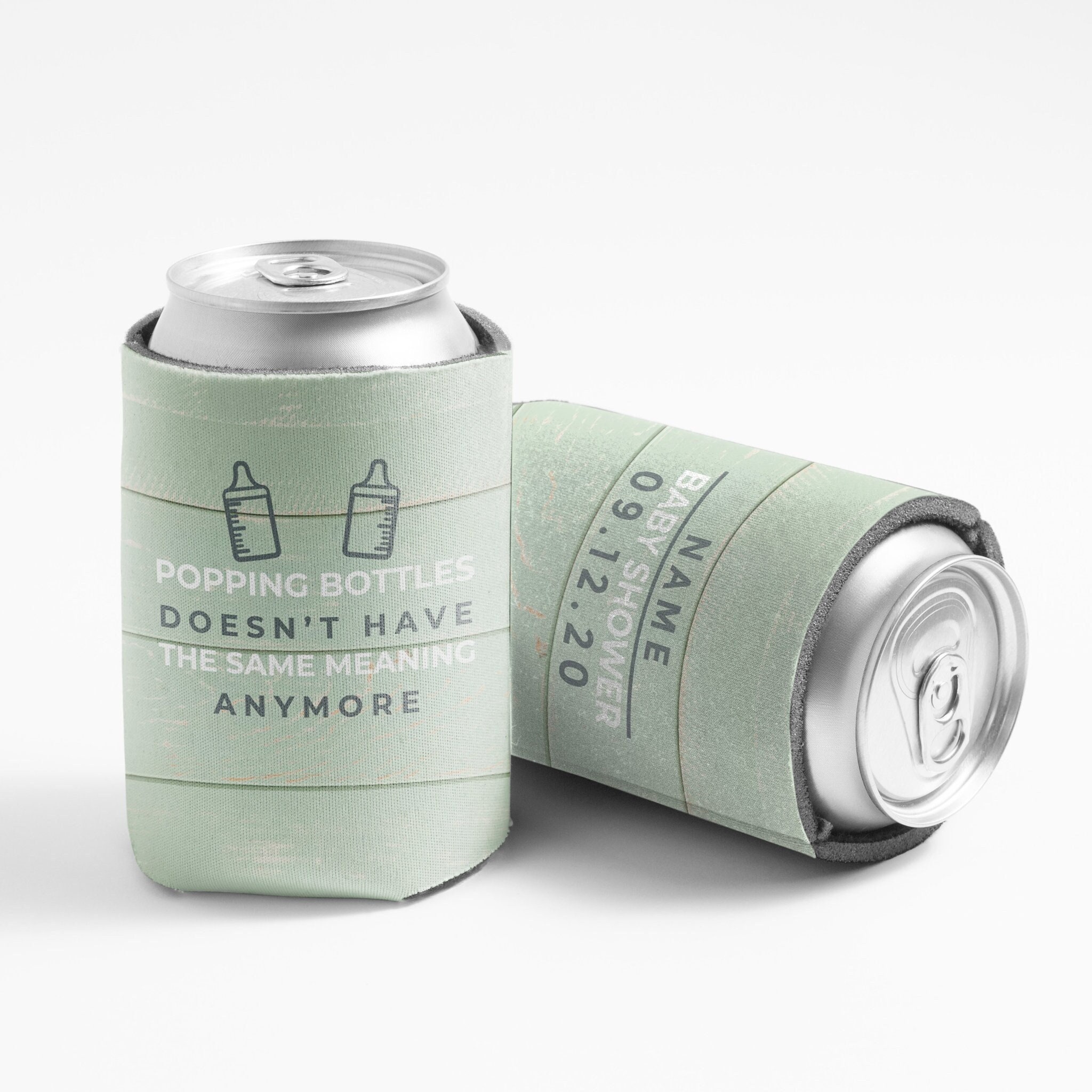 Let's Cheers - Baby Shower Can Cooler #8 – Sycamore Studios