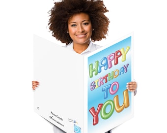 3-Foot Greeting Cards