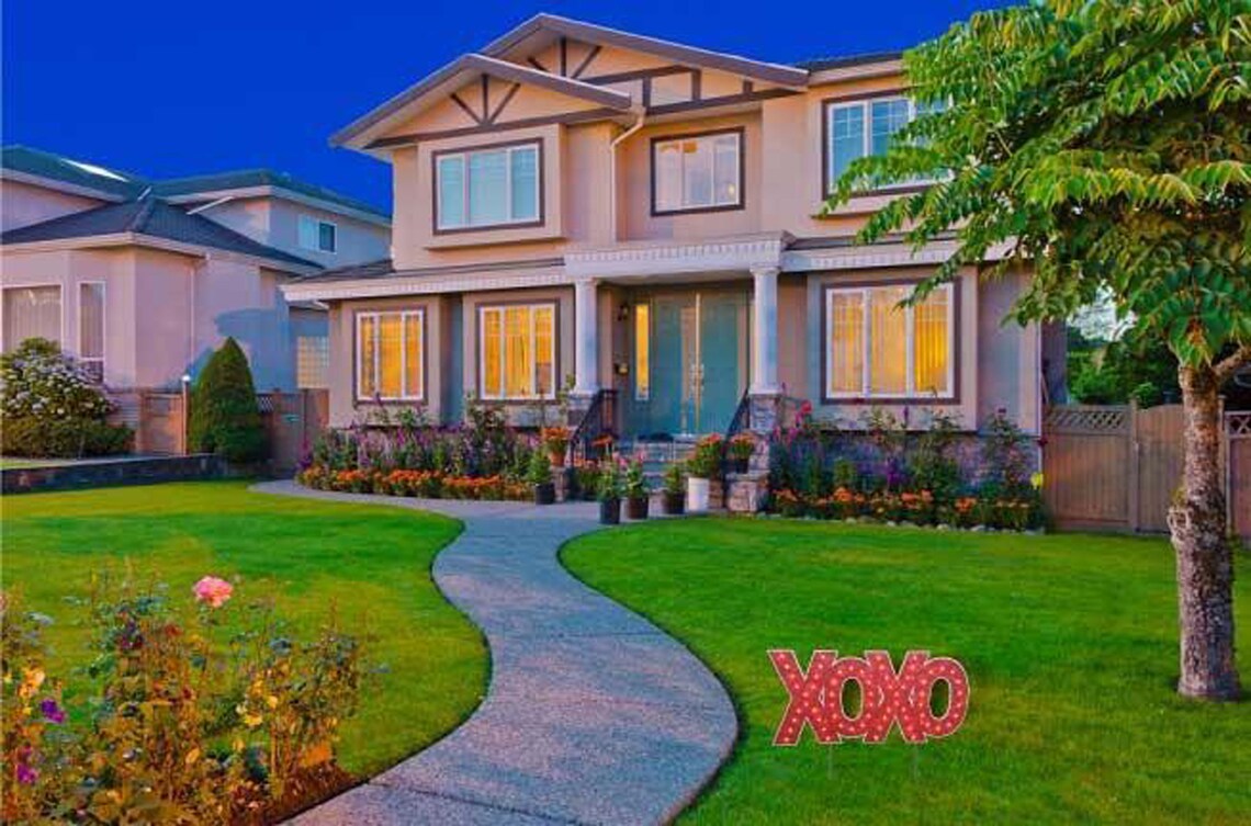 Lightup XoXo Yard Sign Lawn Decoration Etsy