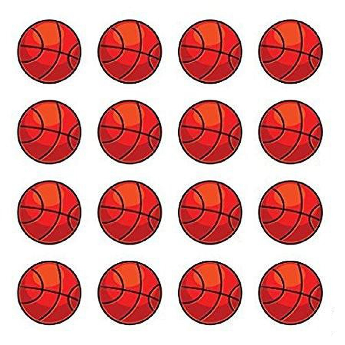 Hanging Basketballs 16pc Sports Yard Art Basketball Party Etsy