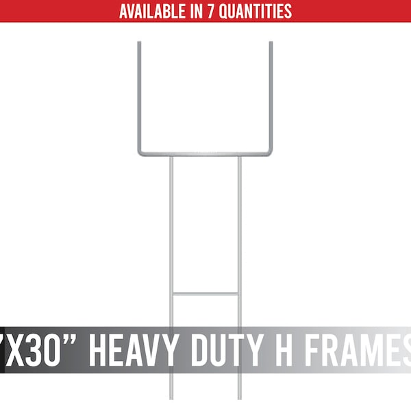 Heavy Duty H Frame For Yard Signs