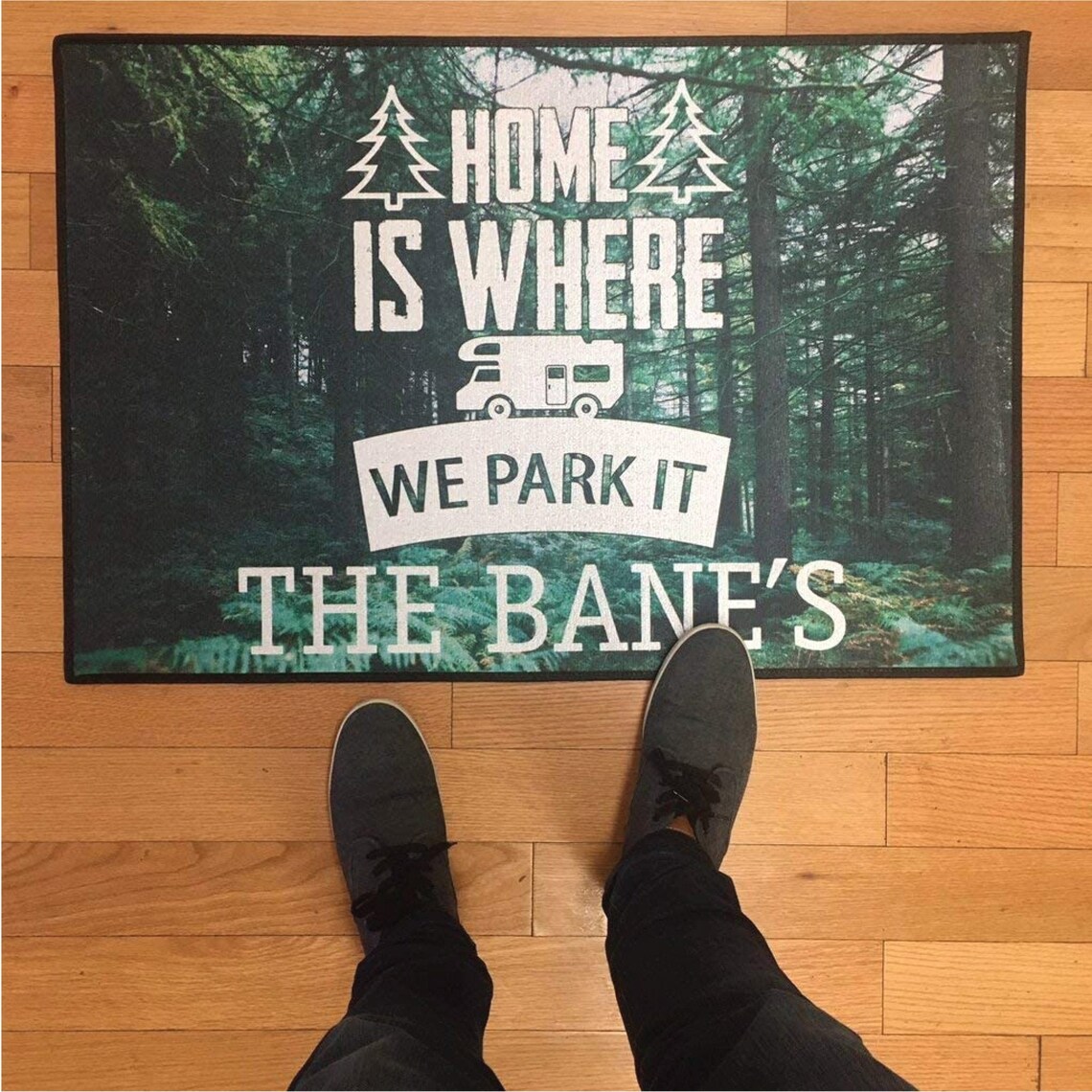 Home is Where We Park It Doormat 24 Inches by 36 Inches Etsy