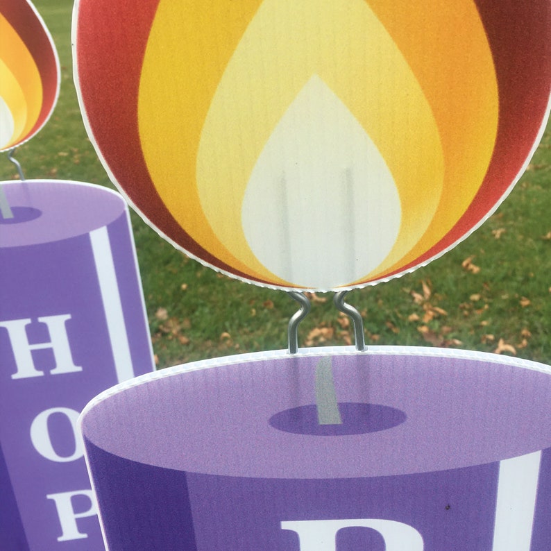 Advent Wreath Advent Candles 9pc Christmas Yard Art Yard Etsy