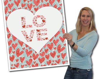 Jumbo Valentines Day Card: Love You Always with Envelope | Giant Greeting Card | Big Funny Card