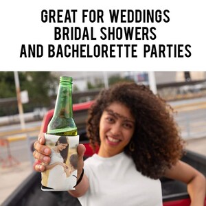 Custom Photo Can Coolers: Personalized Wedding Favors zdjęcie 4