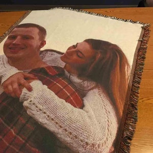 Custom Photo Blanket | Personalized Blanket With A Photo | Milestone Blanket | Christmas gifts