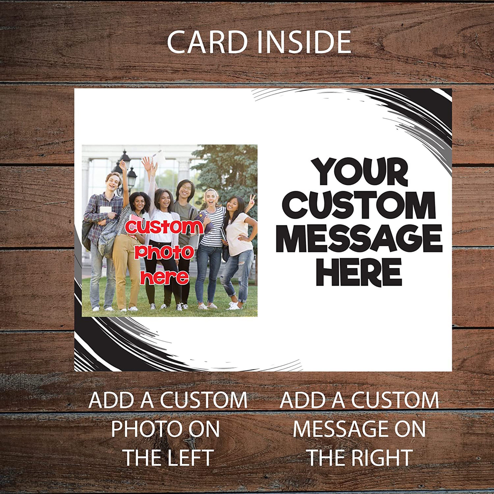 Giant Greeting Card with Envelope Big Funny Card Custom Photo